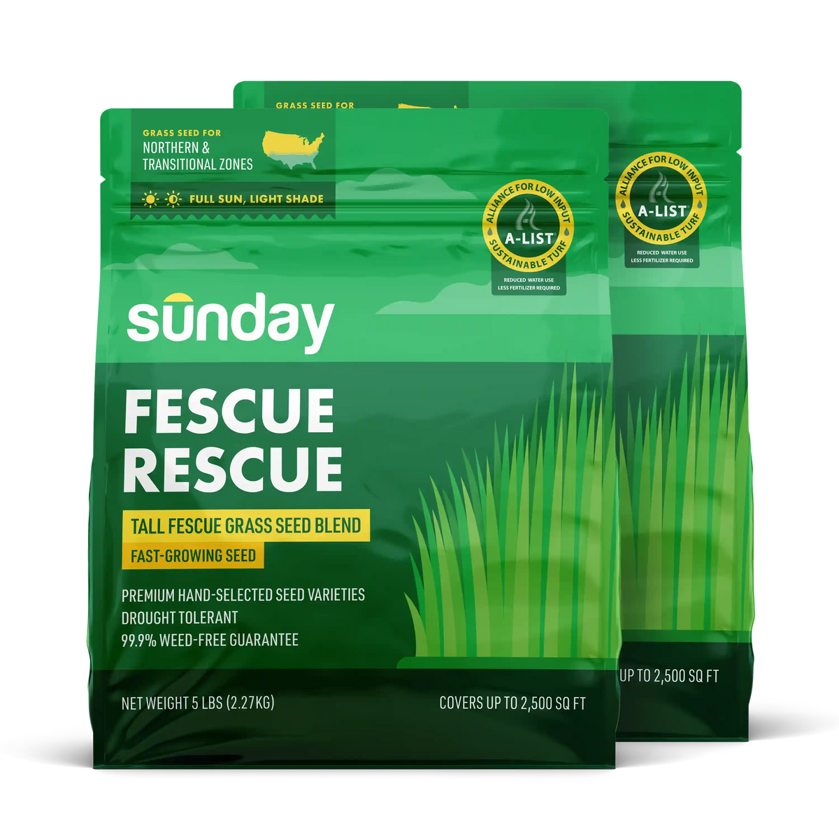 Fescue Rescue Grass Seed (2-pack)