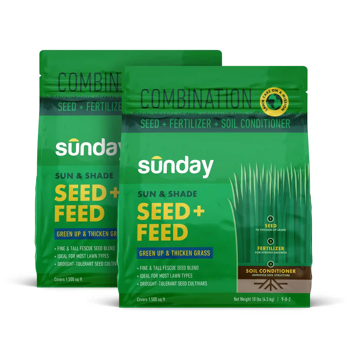 Sun & Shade Seed + Feed (2-pack)
