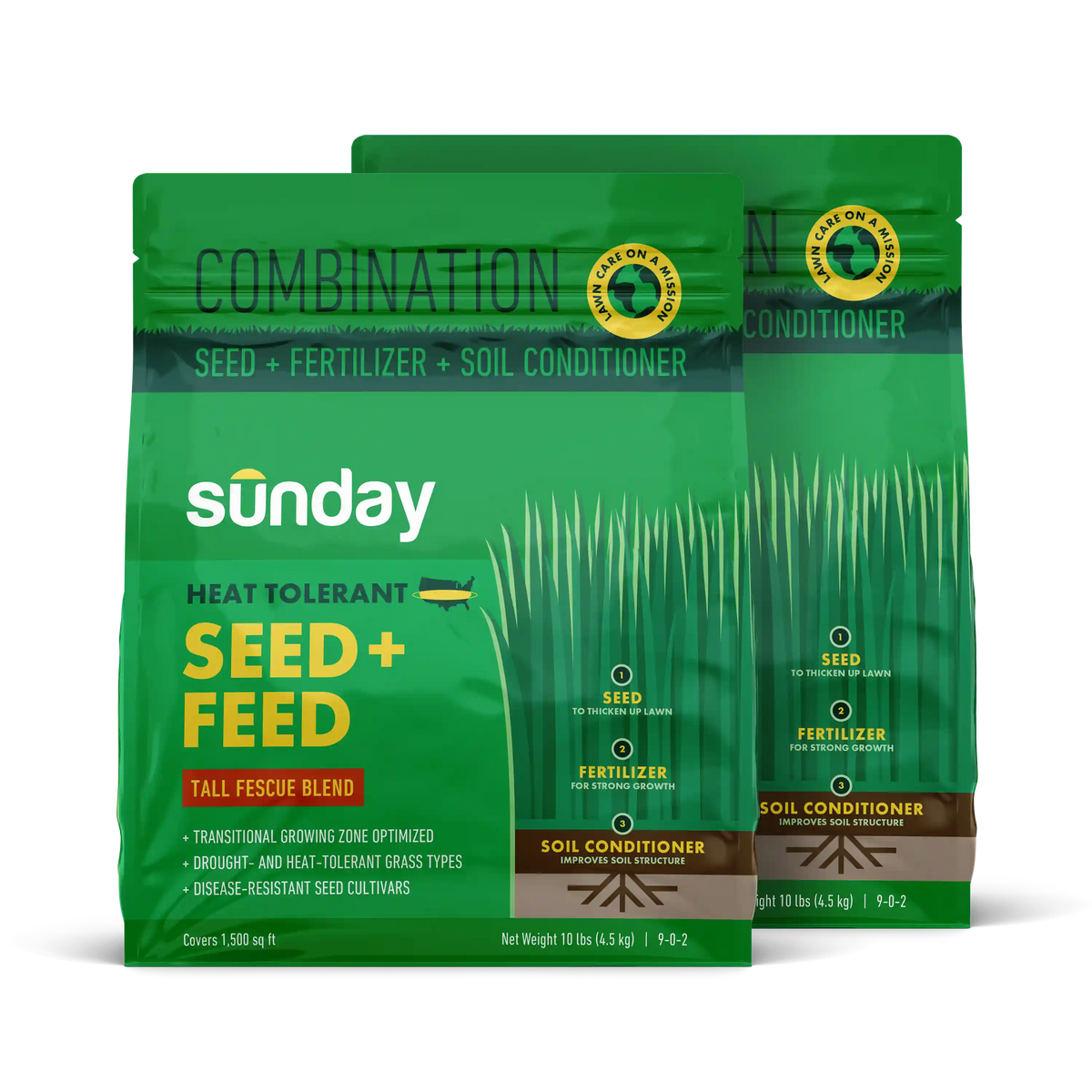 Heat Tolerant Seed + Feed, 10lb (2-pack)