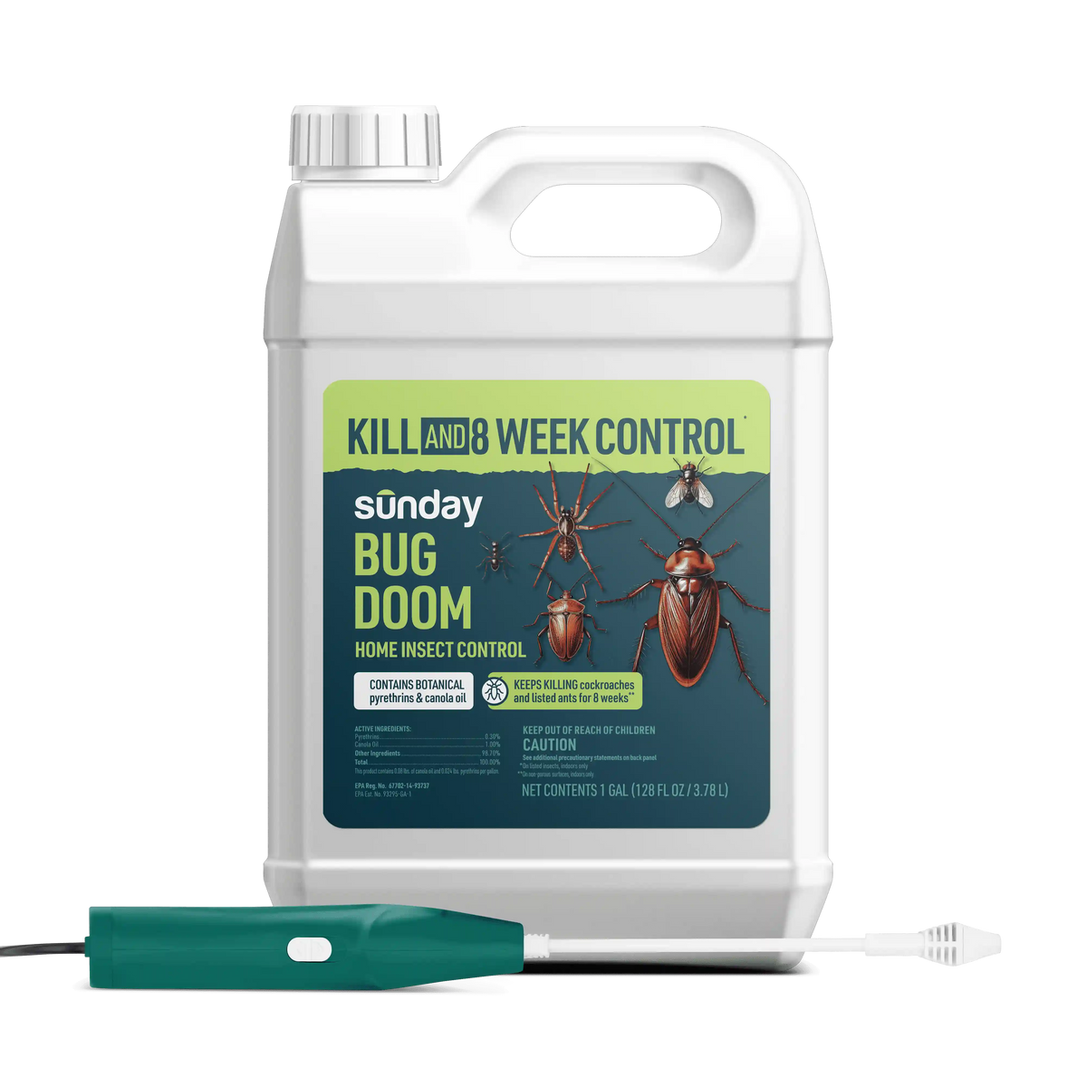 Bug Doom Home Insect Control Gallon with Wand