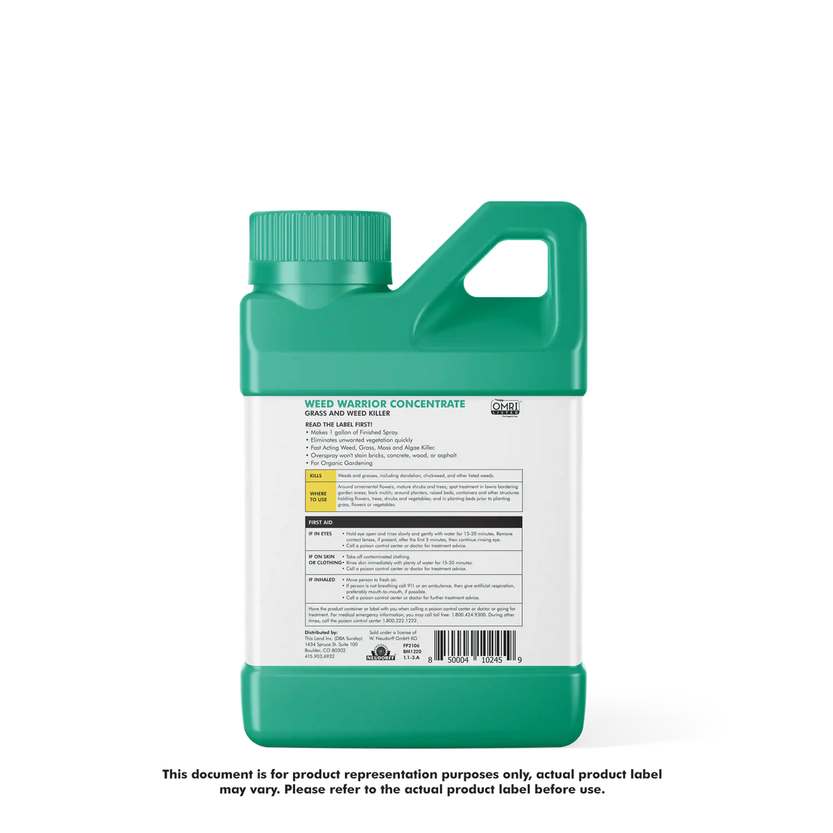 Weed Warrior Weed & Grass Killer Concentrate Refill