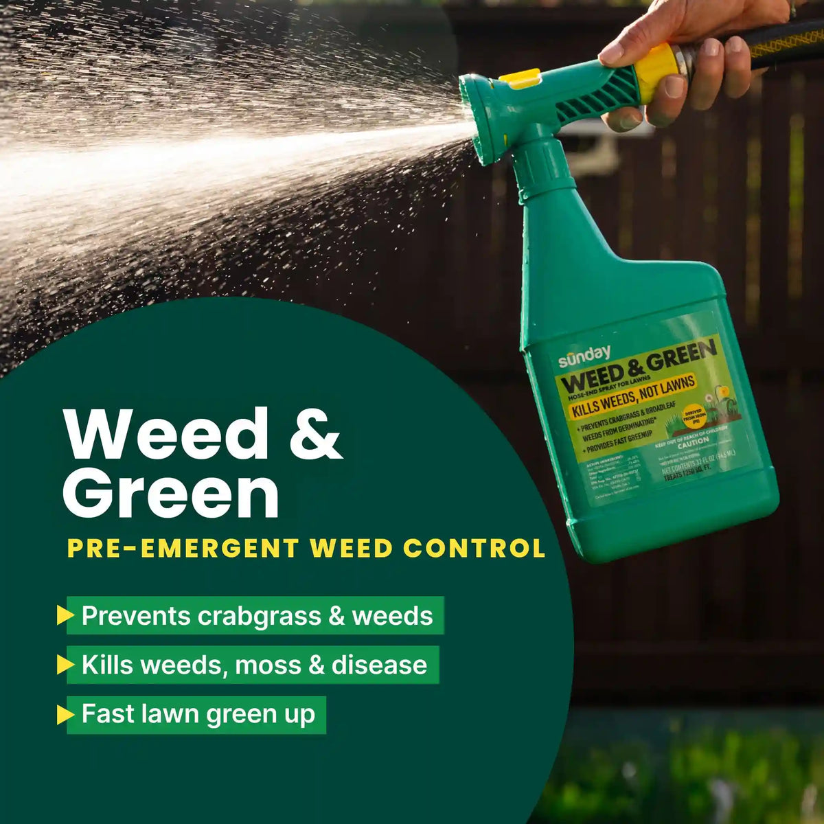 Weed & Green Pre-emergent and Post-Emergent Weed Killer