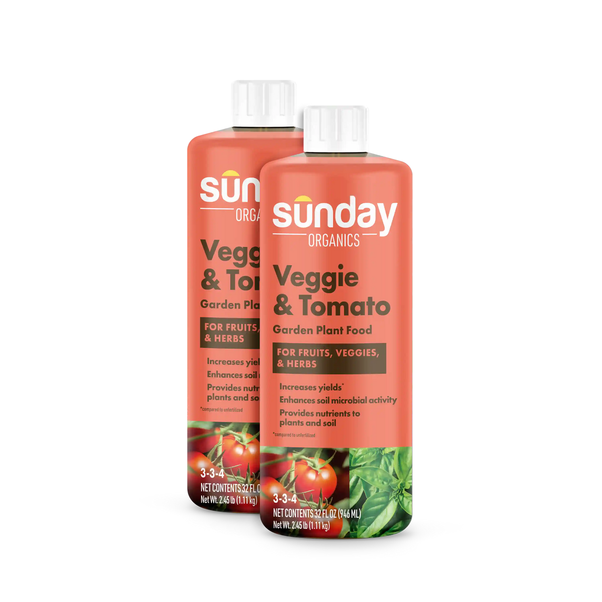 Sunday Organics Veggie & Tomato Garden Plant Food (2-pack)